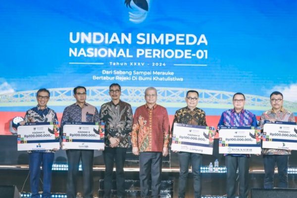 Asbanda Gelar Pengundian Tabungan Simpeda XXXV-2024, Bank Sulselbar Raih Hadiah Utama Rp500 Juta