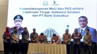 Teken MoU, Bank Sulselbar-Kejati Sulsel Jalin Kerja Sama Bidang Perdata dan TUN