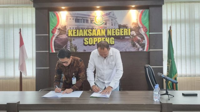 Bank Sulselbar Cabang Soppeng Optimalkan Bantuan Hukum melalui MoU dengan Kejaksaan Negeri