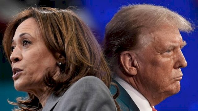 Kamala Harris-Donald Trump.(F-INT)