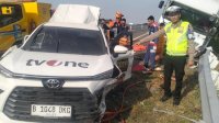 Mobil TV One Kecelakaan di Tol Pemalang, 3 Orang Tewas di Lokasi Kejadian-Diseruduk Truk Ekspedisi