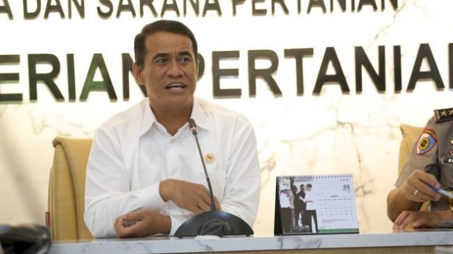 Amran kembali ditunjuk jadi Mentan di era Prabowo.(F-INT)