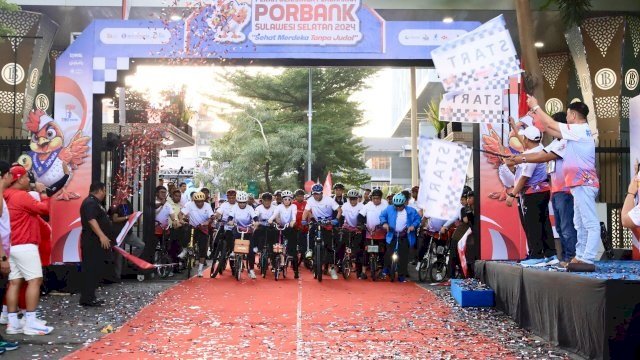 Pembukaan PORBank Plus Sulsel 2024: Bersama Menuju Sehat Merdeka Tanpa Judi Online