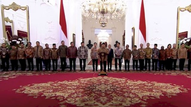 Kabinet Merah Putih Prabowo-Gibran.(F-INT)