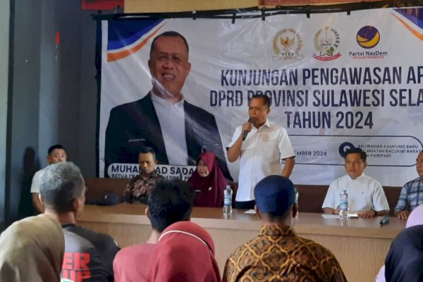 Ketua Fraksi NasDem Muhammad Sadar Pengawasan APBD Sulsel di Parepare, Harap Peran Aktif Masyarakat