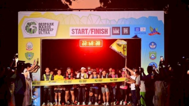 Geopark Maros Pangkep Ultra Run 2024, Berlari Sekaligus Promosi Wisata dan Pelestarian Lingkungan
