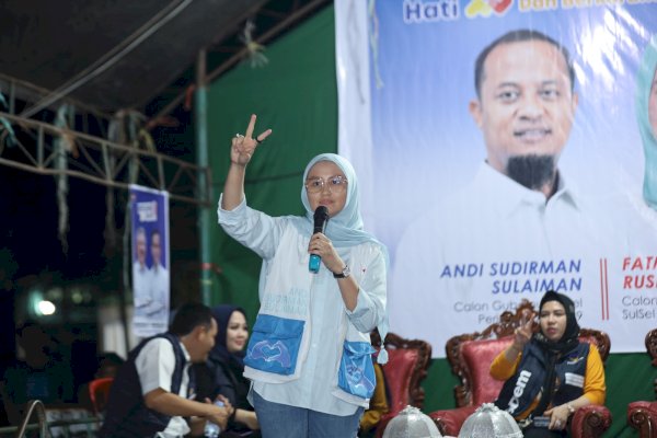 Kampanye Iwan-Sudirman di Kelurahan Benteng Dihadiri Ratusan Warga, Azizah Irma: Tanda Kemenangan