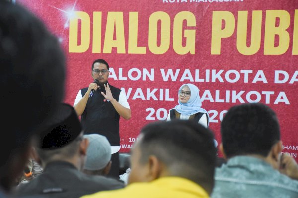 Dialog Publik di Unismuh, Seto-Rezki Paparkan Program Pendidikan Dihadapan Mahasiswa