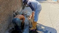 Lagi, Satgas Dinas PU Makassar Perbaiki Saluran Drainase di Jalan Borong  