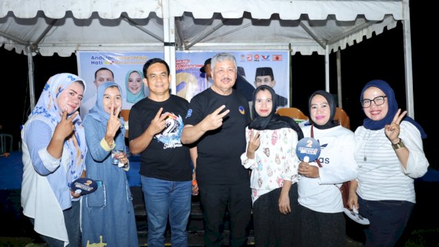 Andi Irwan Hamid-Sudirman Bungi Bersama Masyarakat Pinrang.