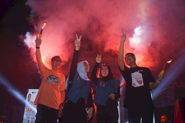 Seto-Rezki Tutup Agenda Kampanye dengan Riang Gembira