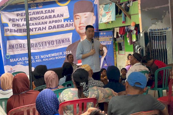 Pengawasan APBD Sulsel, Andre Tanta Terima Keluhan Soal Biaya Pendidikan Mahal dan Air Bersih