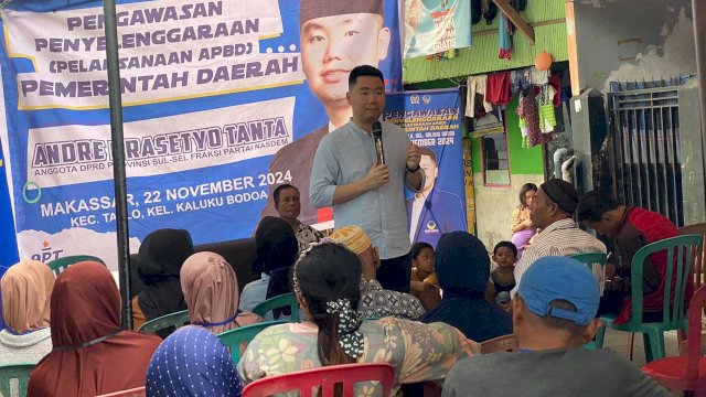 Anggota DPRD Sulsel Andre Prasetyo Tanta.