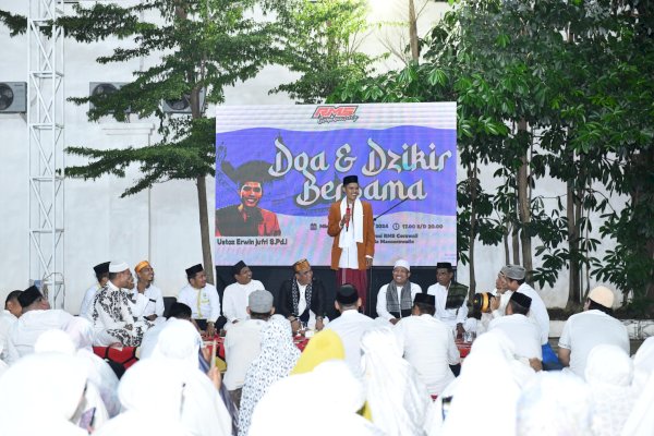 Ribuan Warga Pinrang Larut dalam Doa-Dzikir Bersama yang Digelar RMS Community