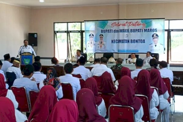 Telan Anggaran 3 M, Bupati Maros Chaidir Syam Resmikan Kantor Camat Bontoa