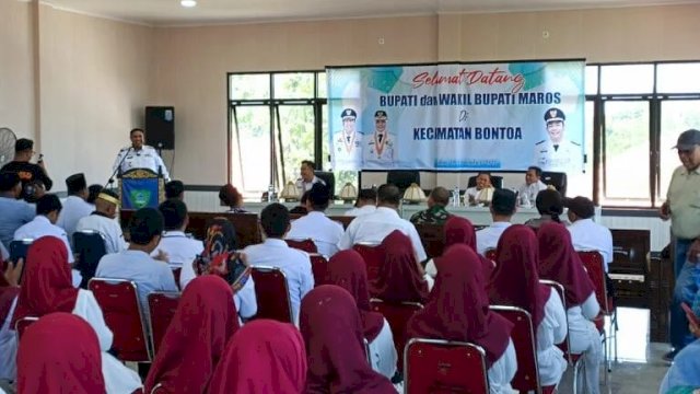 Telan Anggaran 3 M, Bupati Maros Chaidir Syam Resmikan Kantor Camat Bontoa