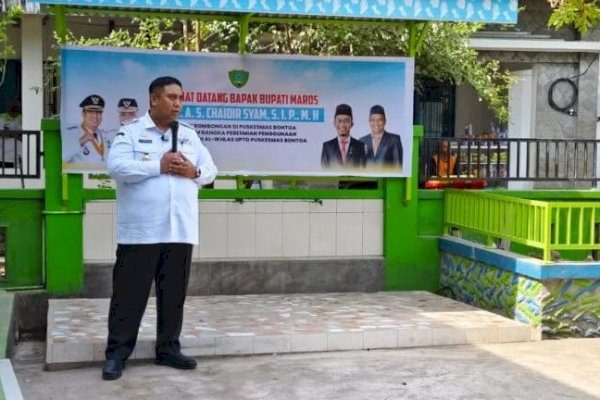 Bupati Maros Chaidir Syam Resmikan Mushollah di PKM Bontoa