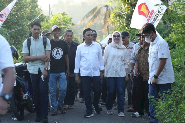 Petani Pa&#8217;bentengan Dukung Ilham Azikin, Senang dengan Program 100 Persen Jalan Tani