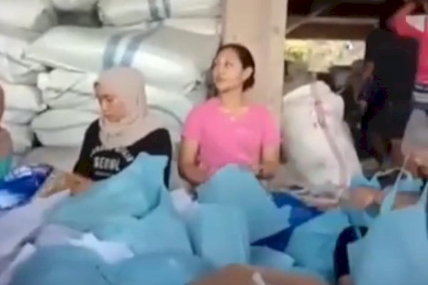 Video Pasangan Mitra &#8211; Mahmuddin Beredar Bagi Bagi Sembako, Mana Tindakan Bawaslu Enrekang