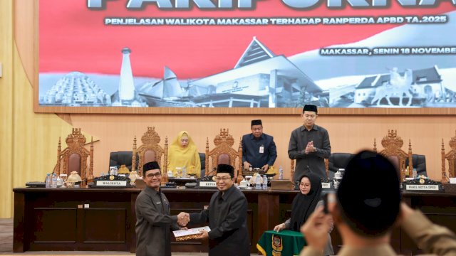 Rapat Paripurna DPRD Makassar.