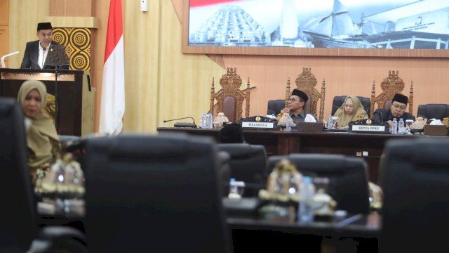 Rapat Paripurna DPRD Kota Makassar.