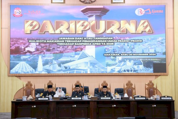 Pjs Wali Kota Arwin Azis Paparkan Jawaban atas Pemandangan Umum Fraksi Terkait Ranperda APBD 2025
