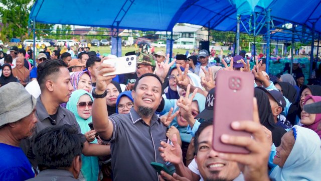 Semangat Ribuan Warga Bulukumba Hadiri Kampanye Andi Sudirman.