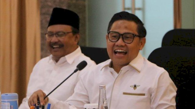 Cak Imin dan Gus Ipul Kompak Bahas Data Tunggal Penerima Bansos.(F-INT)