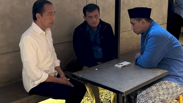 Jokowi bersama Luthfi-Yasin.(F-INT)