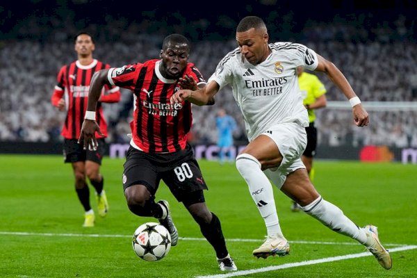 Setelah Dipermalukan Barcelona, Kylian Mbappe Makin Suram usai Real Madrid Digebuk Milan