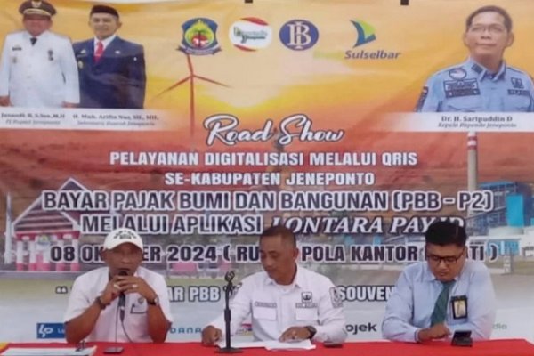 Perkenalkan Lontara Pay.id, Bapenda Jeneponto Lakukan Road Show