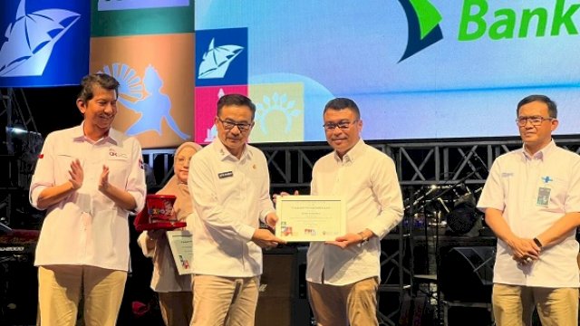 Bank Sulselbar Sabet Penghargaan Pelaksana Program Pengembangan Ekonomi Daerah.