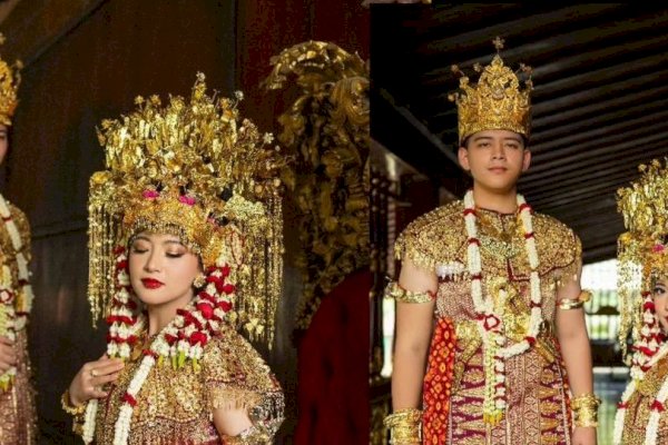 JK hingga Luhut Turut Hadiri Pernikahan Iptu Hafiz Prasetia Akbar dan Angela Adinda Perkasa