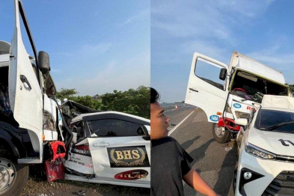 Polisi Ungkap Penyebab Kecelakaan Mobil TvOne di Tol Pemalang: Mobil TvOne sedang Berhenti-Truk Hindari Mobil Oleng
