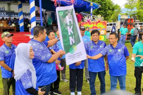 Ribuan Nakes Maros Ikuti Porseni HKN ke-60 di Kecamatan Cenrana