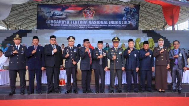 Ketua DPRD Pangkep Hadiri HUT ke-79 TNI