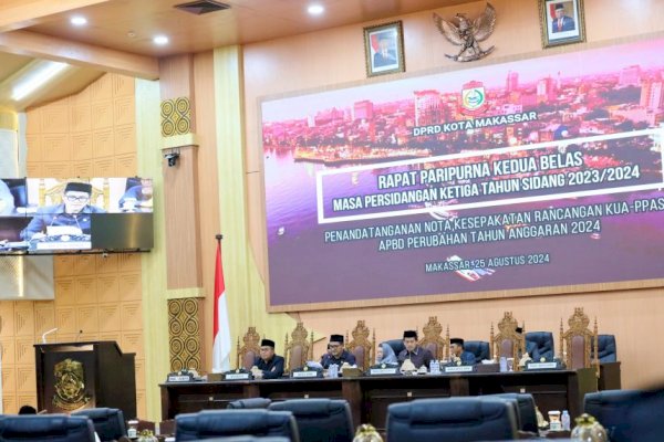 DPRD dan Pemkot Makassar Sepakati KUA-PPAS APBD Perubahan 2024