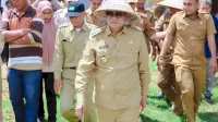 Bupati Barru Mappalili di Desa Balusu