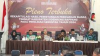 Rekapitulasi Pilkada Sidrap Selesai, SAR-Kanaah Dinyatakan Menang dengan 113.390 Suara