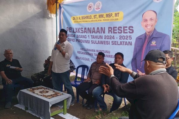 Legislator NasDem Mahmud Reses Perdana di Tamalanrea, Warga BTP Harap Pemprov Fokus Penguraian Kemacetan