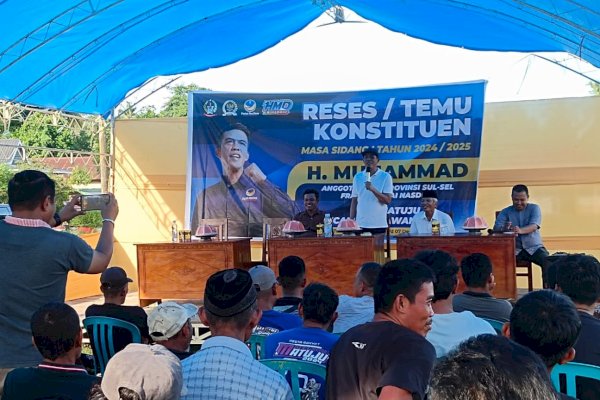 Reses Masa Sidang Pertama, H Muhammad Sasar Desa Lattekko dan Matuju Bone