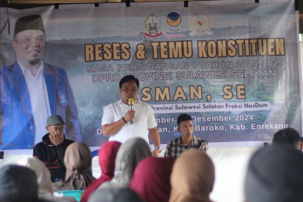 Reses di Patongloan Enrekang, Legislator NasDem Asman Serap Aspirasi Warga Soal Pebaikan Fasum hingga Pelatihan UMKM