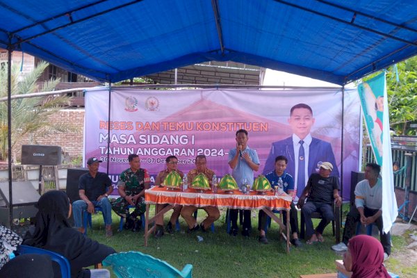 Anggota DPRD Sulsel Taufik Malik Reses di Bantimurung, Warga Keluhkan Soal Irigasi