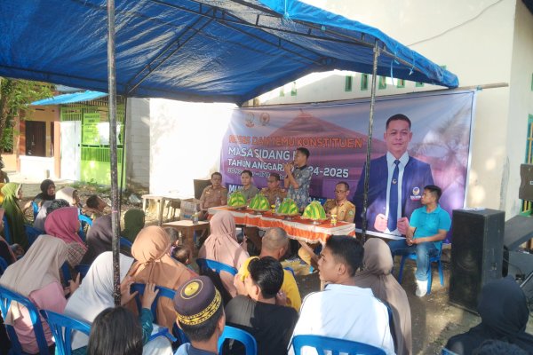 Banjir hingga Lampu Jalan Jadi Atensi Anggota DPRD Sulsel Taufik Malik saat Reses di Desa Tukamasea Maros