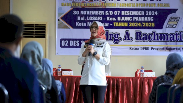 Ketua DPRD Sulsel, Andi Rachmatik Dewi.