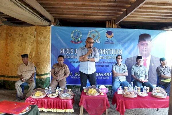 Reses di Maniangpajo Wajo, Suriadi Bohari Jaring Aspirasi Soal Pertanian hingga Sulitnya Akses Jaringan Intenet