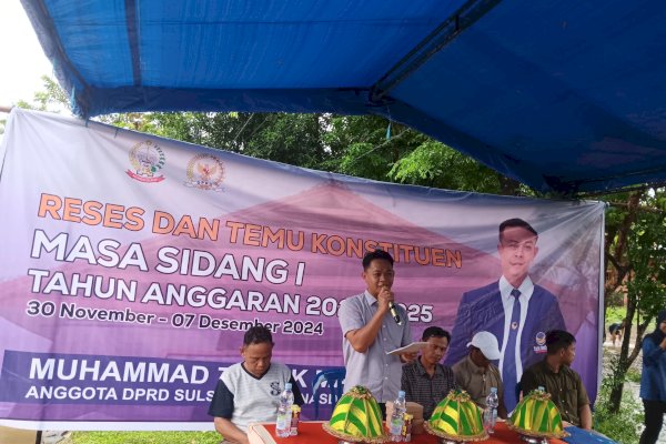 Legislator NasDem Taufik Malik Tutup Reses Sidang Pertama di Kelurahan Raya