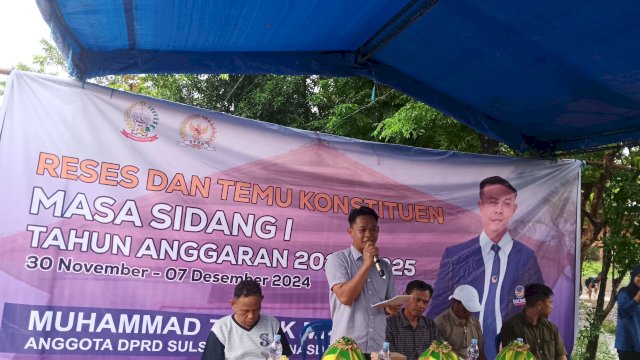 Anggota DPRD Sulsel Muhammad Taufik Malik