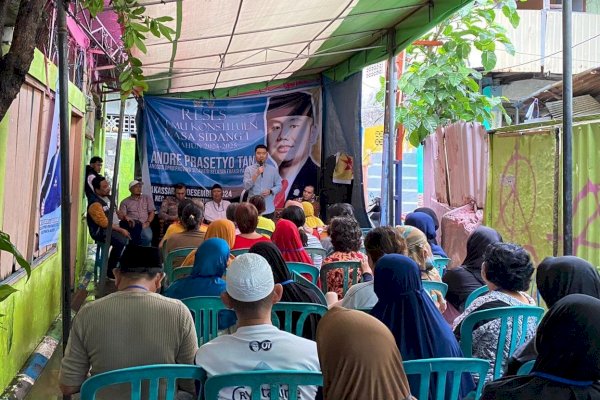 Reses Andre Tanta di Pattunuang, Warga Keluhkan Trotoar-Parkir di Badan Jalan