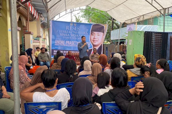 Andre Tanta Jaring Aspirasi Warga Maccini Gusung Soal Kartu KIS